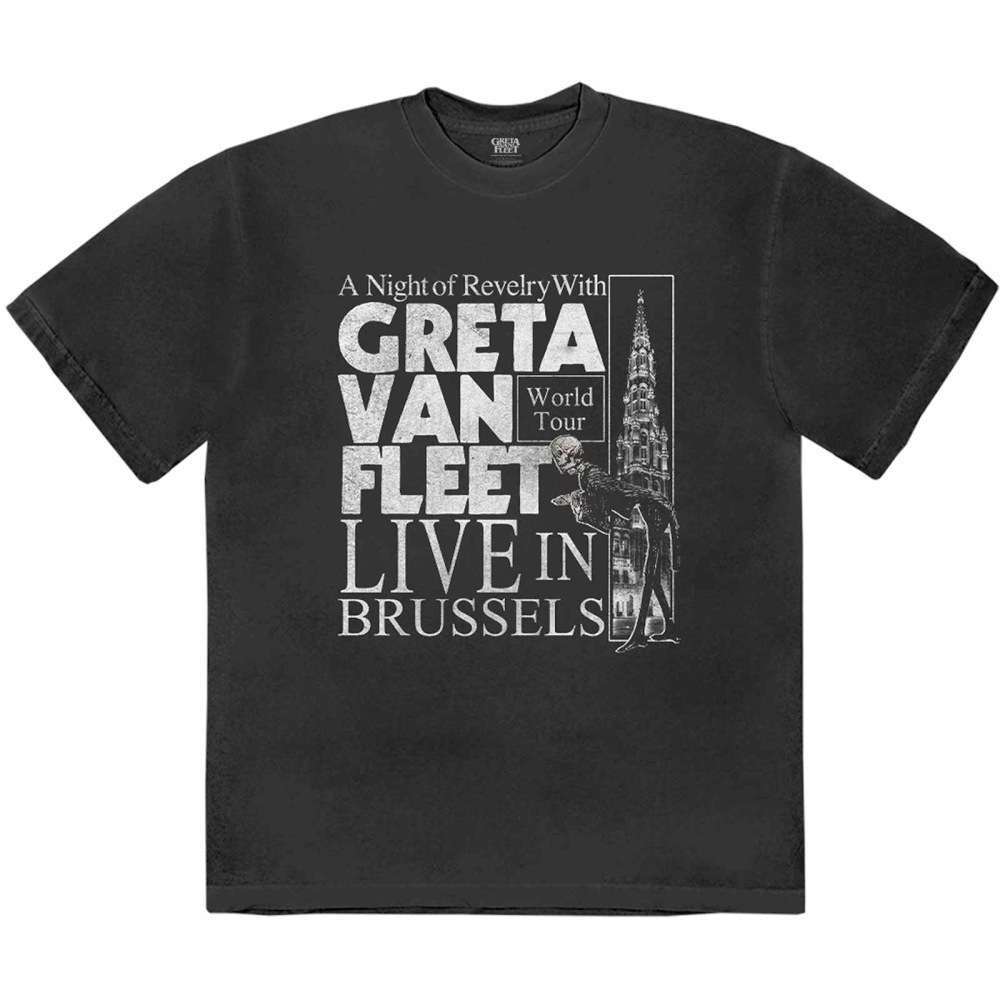 Greta Van Fleet - Night Of Revelry Heren Tshirt - Zwart